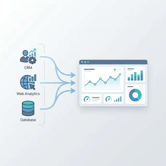 Multi-source analytics architecture diagram